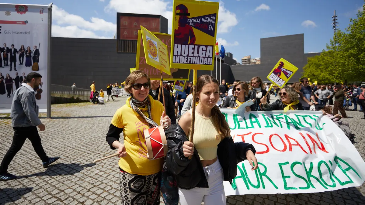 En Im Genes La Plataforma Reclama En Pamplona Mejoras En Sus