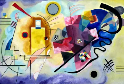 Kandinsky - amarillo-rojo-azul