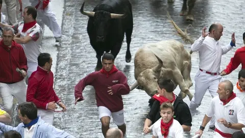 Encierro del d&iacute;a 12 de julio de 2014. San Ferm&iacute;n, sanfermines, toros. CRISTINA N&Uacute;&Ntilde;EZ BAQUEDANO 2