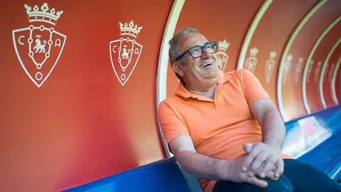 El Presidente de Osasuna, Luis Sabalza. PABLO LASAOSA 02