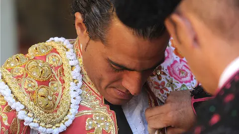 Ultima corrida de Tafalla con Iv&aacute;n Fandi&ntilde;o, Julio Ben&iacute;tez y Antonio Nazar&eacute;. MIGUEL OS&Eacute;S (19)
