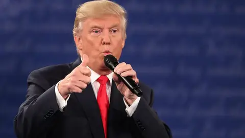 Imagen de Donald Trump durante la campa&ntilde;a electoral. EFE