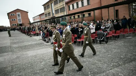 Celebraci&oacute;n de la Inmaculada en el cuartel de Aizo&aacute;in. Pablo Lasaosa.