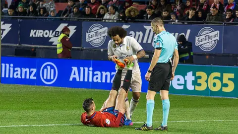 Partido de Liga entre Osasuna y Real Madrid disputado en El Sadar (48). IÑIGO ALZUGARAY