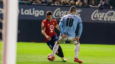 Partido de Liga entre Osasuna y Eibar disputado en El Sadar (21). IÑIGO ALZUGARAY