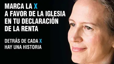 Campaña a favor de marcar la X en la declaración de la renta a favor de la Iglesia Católica