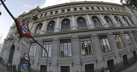 Imagen de la sede del Banco de Espa&ntilde;a en Madrid.