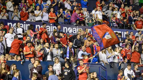 Afición en el Osasuna - Albacete. PABLO LASAOSA 15