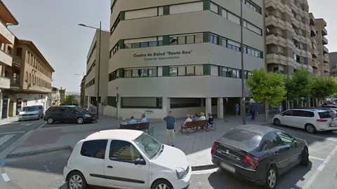 El exterior del centro de salud Santa Ana de Tudela