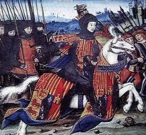 Representación de la reina Catalina de Foix.