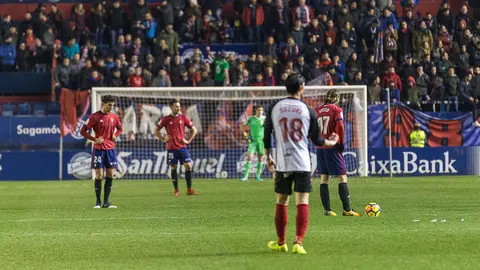 Partido entre Osasuna y Nastic disputado en El Sadar (34). IÑIGO ALZUGARAY