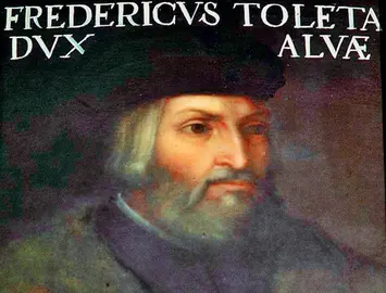 Fadrique Álvarez de Toledo y Enríquez (1460-1531), II duque de Alba, mando supremo del ejército castellano -compuesto por un elevado porcentaje de vascongados-, que invadió el reino de Navarra en 1512. 