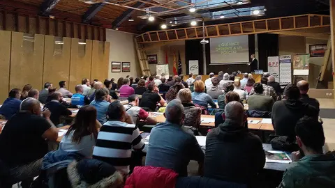 Jornadas sobre suicidio en la polic&iacute;a celebradas esta semana en Navarra.