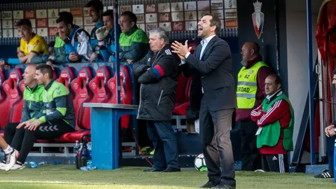 Partido entre Osasuna y Lugo disputado en El Sadar (17). IÑIGO ALZUGARAY