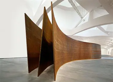 Obra de Richard Serra en Bilbao.
