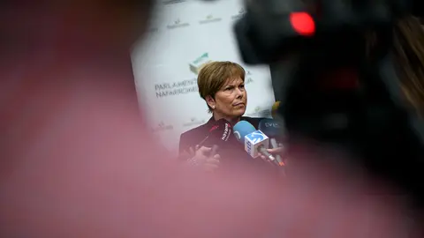 Uxue Barkos, presidenta del Gobierno De Navarra. PABLO LASAOSA