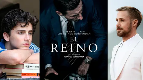 De izq a dch,Timothée Chalamet (Beautiful boy), El Reino y Ryan Gosling (El primer hombre)