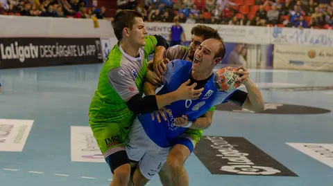 Partido de liga asobal Valladolid - Anaitasuna. Foto Recoletas Atlético Valladolid.