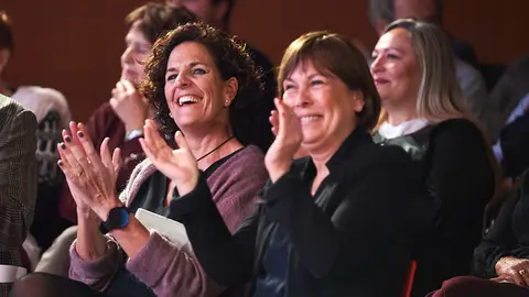 Geroa Bai celebra un acto político en el que intervienen sus candidatas para las próximas elecciones al Gobierno de Navarra y al Ayuntamiento de Pamplona, Uxue Barkos e Itziar Gómez, respectiv (6)