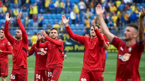 Partido entre Cádiz CF y Osasuna correspondiente a la jornada numero 39. MIGUEL OSÉS 34
