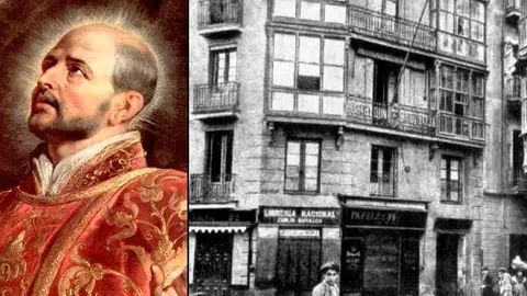 San Ignacio y el primer batzoki bilbaíno donde se fundó el corpúsculo vizcaíno germen del PNV. 
