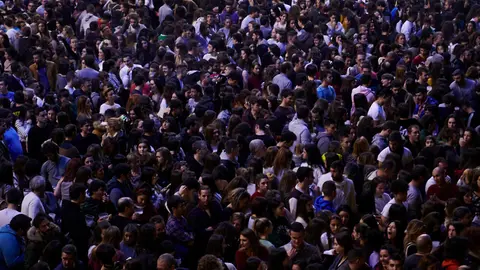 El Navarra Arena acoge el concierto del grupo Estopa. PABLO LASAOSA