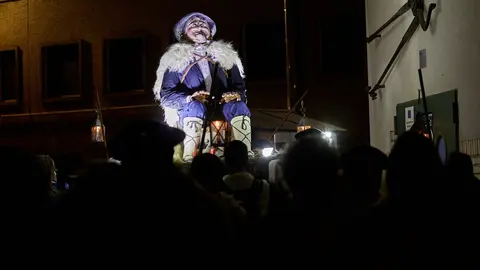 Salida del Olentzero por las calles de Pamplona. I&Ntilde;IGO ALZUGARAY