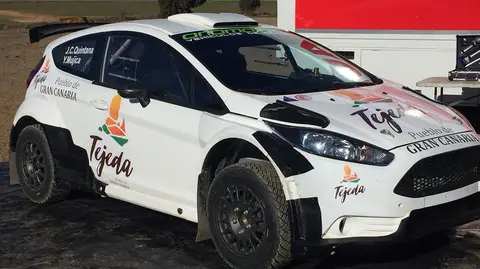 Un Ford R5 en una prueba de automovilismo. Cedida.