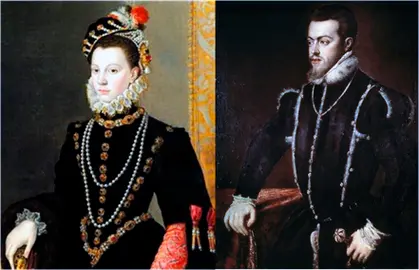 Isabel de Valois tercera esposa de Felipe II de España (IV de Navarra)