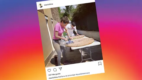 Mar&iacute;a Chivite en su publicaci&oacute;n de Instagram del pasado fin de semana.