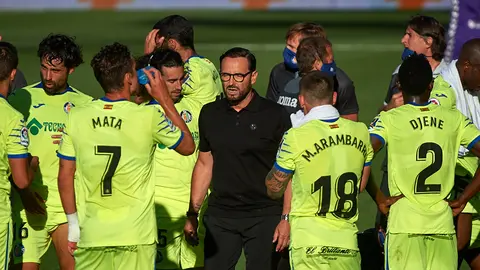 Partido entre Osasuna y Getafe correspondiente a la jornada 34 de la liga jugado en El Sadar de Pamplona. MIGUEL OS&Eacute;S