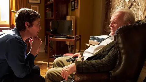 Olivia Colman y Anthony Hopkins en El Padre, la ganadora del Premio del Público en San Sebastián