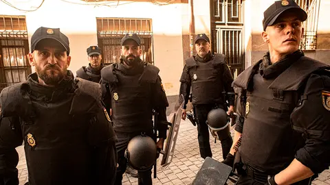 Una imagen de la serie Antidisturbios