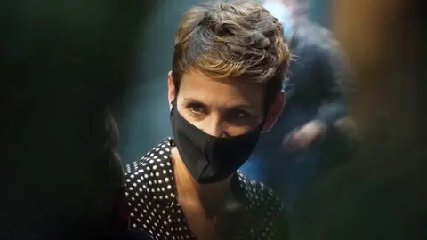 La presidenta del Gobierno de Navarra, Mar&iacute;a Chivite, en el Parlamento de Navarra este jueves, 22 de octubre de 2020.
EDUARDO SANZ-EUROPA PRESS
22/10/2020