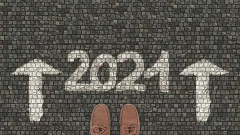 Una persona se dispone a comenzar un nuevo año.