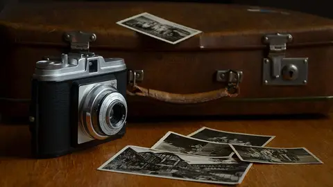 Una fotos antiguas evocan la nostalgia de otros tiempos.