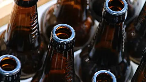 Una caja de cervezas. ARCHIVO.