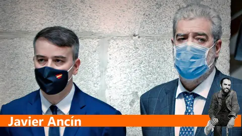 El director del gabinete del presidente del Gobierno, Iv&aacute;n Redondo (i), y el de la presidenta de la Comunidad de Madrid, Miguel &Aacute;ngel Rodr&iacute;guez. ARCHIVO