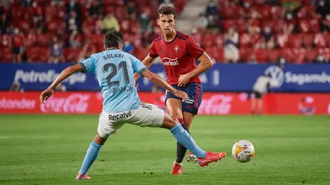 Partido correspondiente a la segunda jornada de la liga entre Osasuna y Celta jugado en el estadio de El Sadar. MIGUEL OS&Eacute;S