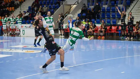 Partido de Balonmano entre el Ademar de Leon y el Anaitasuna. MIGUEL OSÉS