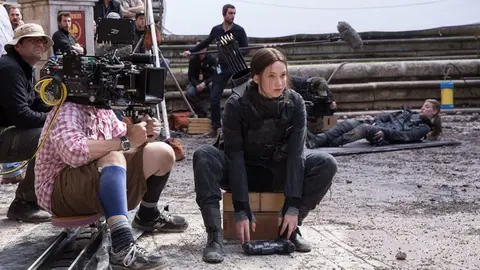 Jennifer Lawrence en la franquicia multimillonario Los juegos del hambre