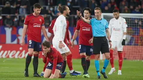 Partido de la Liga Santander entre Osasuna y Sevilla disputado en El Sadar. I&Ntilde;IGO ALZUGARAY