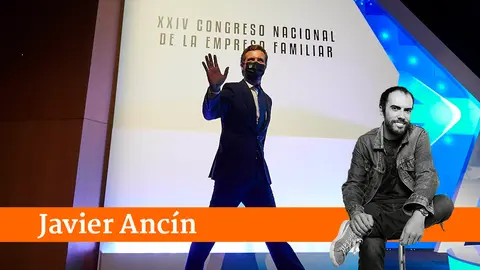 El presidente del Partido Popular, Pablo Casado, interviene en el XXIV Congreso nacional de la Empresa Familiar. PABLO LASAOSA