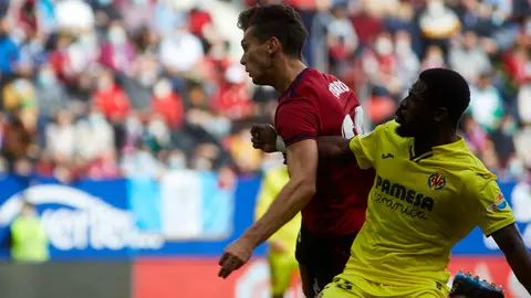 Partido de La Liga Santander entre Osasuna y Villarreal disputado en el estadio de El Sadar. I&Ntilde;IGO ALZUGARAY