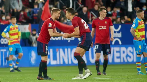 Partido de La Liga Santander entre Osasuna y Levante disputado en el estadio de El Sadar. I&Ntilde;IGO ALZUGARAY