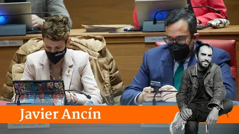 La presidenta del Gobierno, Mar&iacute;a Chivite, durante el pleno del Parlamento de Navarra. I&Ntilde;IGO ALZUGARAY