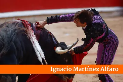 Roca Rey en la pen&uacute;ltima corrida de la Feria del Toro de San Ferm&iacute;n.