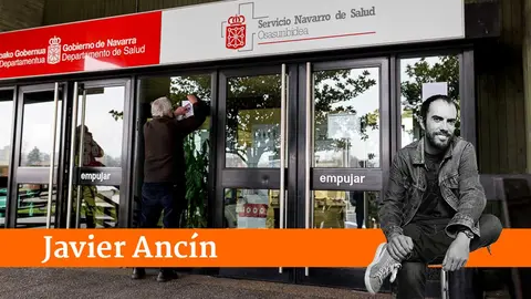 La Plataforma Navarra de Salud se concentra dentro de la jornada estatal de lucha contra las listas de espera-I&Ntilde;IGO-ALZUGARAY