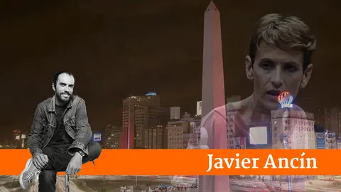 Vista del obelisco de Buenos Aires, Argentina.