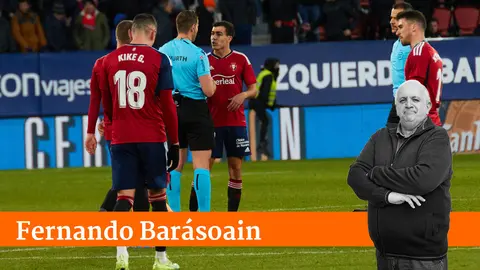 Arbitraje del Osasuna - Atl&eacute;tico de Madrid. I&Ntilde;IGO ALZUGARAY